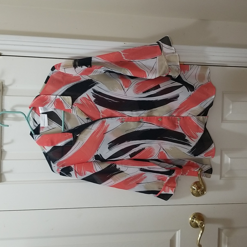 3/$15 Alfred Dunner sheer blouse sz 16